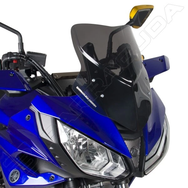 Pare-brise Moto COKUERA Pour Yamaha MT-07 2021 - ABS Noir, Protection Vent Et Débris, Design Aérodynamique