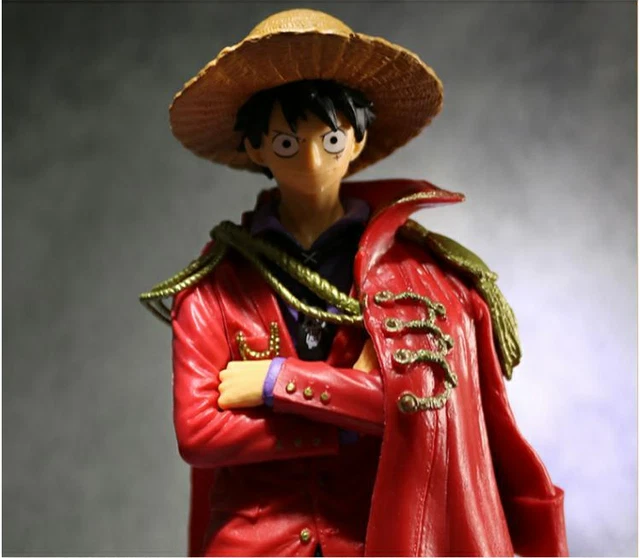 ONE PIECE MONKEY D. Luffy 20th Anniversary Red Cape Suit Anime Modèle