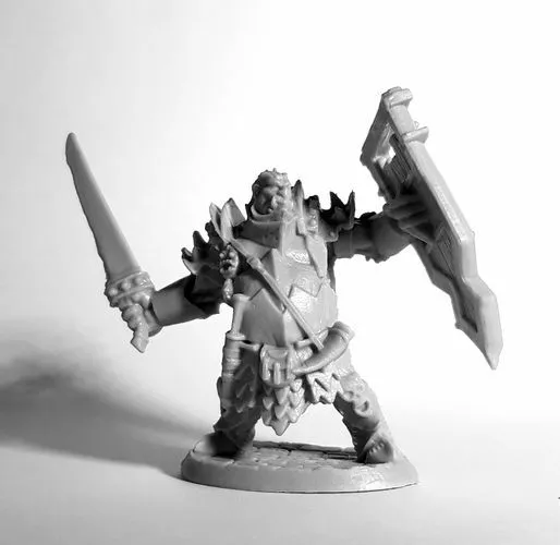 1x HALF OGRE KNIGHT -BONES 4 REAPER figurine miniature rpg jdr d&d fighter 44000