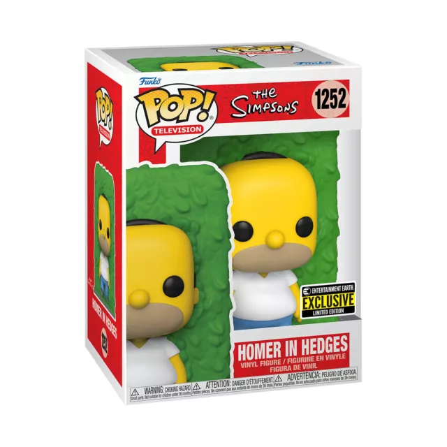 Funko Pop! Vinyl: The Simpsons - Homer in Hedges - Entertainment Earth (EE)...