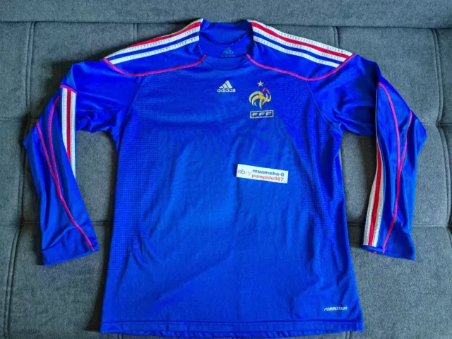 France Football Shirt Adidas L Home Kit FFF Jersey Soccer Trikot Formotion Long