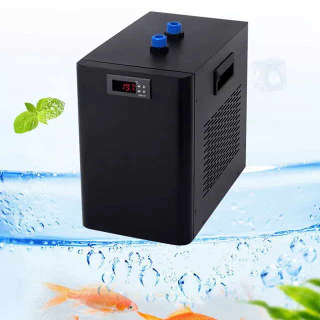 42 Gallon Aquarium Chiller 1/10HP Fish Tank Water Cooler For Hydroponics System