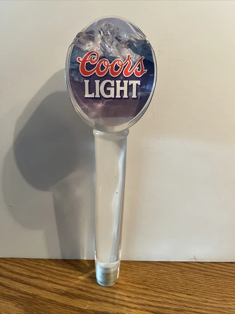 Coors Light Beer Back Bar Rocky Mountains Tap Handle Game Room Man Cave Miller