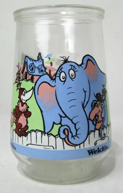 Welch's Vintage Dr Seuss Jelly Jar Horton Hears a Who #2  1997