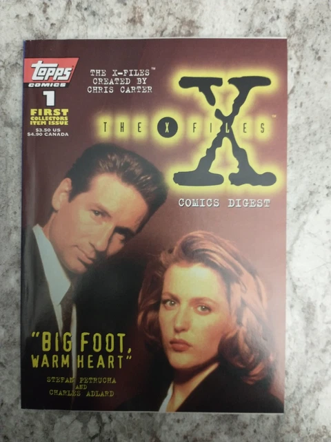 The X-Files Comics Digest #1 Big Foot 1st Print VF/NM Topps Comics 1996