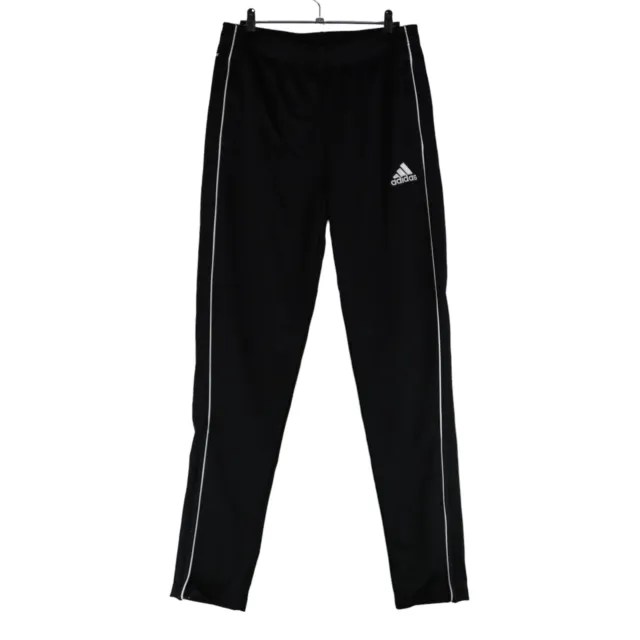 Adidas Aeroready Boys Tracksuit Bottoms Logo Black Size 15-16 Years