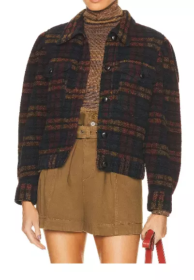 Isabel Marant Étoile Leiko Wool-Blend Jacket Women's S 34  Retails around $500