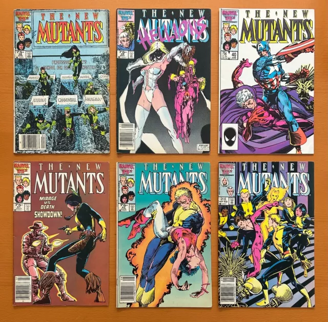 New Mutants #38 to #80 (7 x missing) 1st series (Marvel 1983) 36 x comics