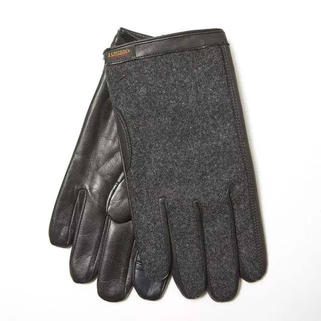 [PG0119-001] Mens Polo Ralph Lauren WOOL AND LEATHER HYBRID GLOVES