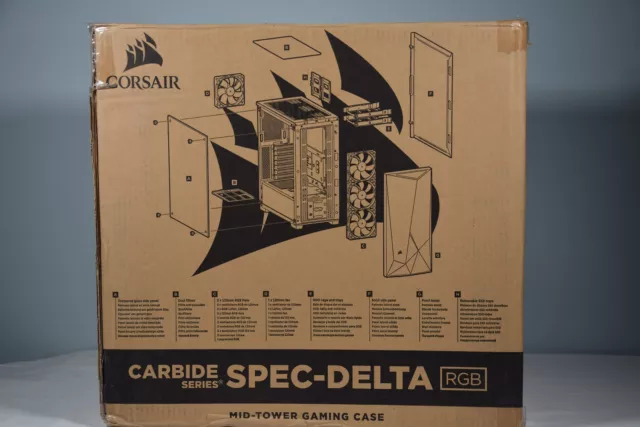 Alloggiamento PC Corsair Carbide Series SPEC - nero nuovo incl. fattura