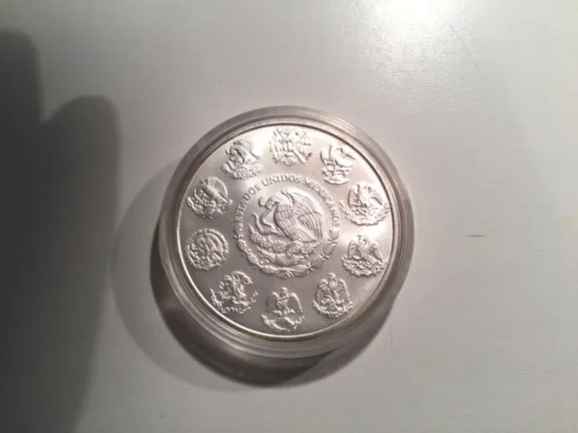 Mexico .999 1oz Silver coin.Estados Unidos Mexicanos 2011