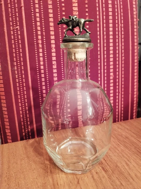 Bouteille Vide Blanton's Whisky Avec Bouchon Cheval De Course – Reproduction