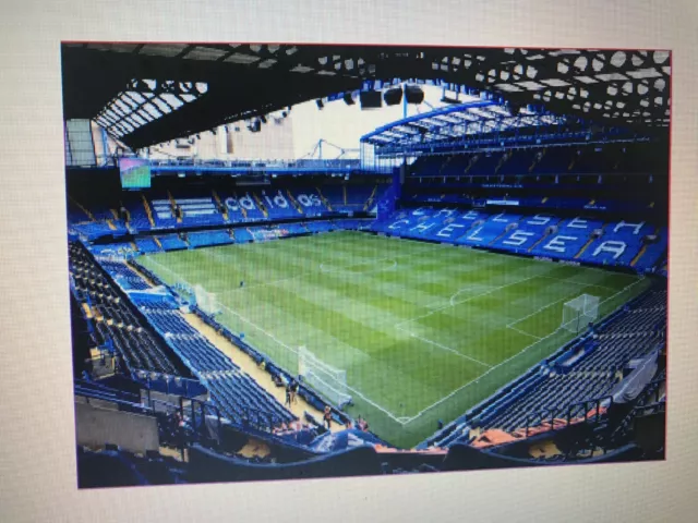 Stamford Bridge Chelsea F.C. Inspired Football Art Print Stadium