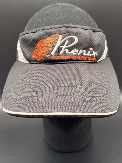 Phenix Custom Quality Fishing Rods Visor Cap Hat Adjustable.