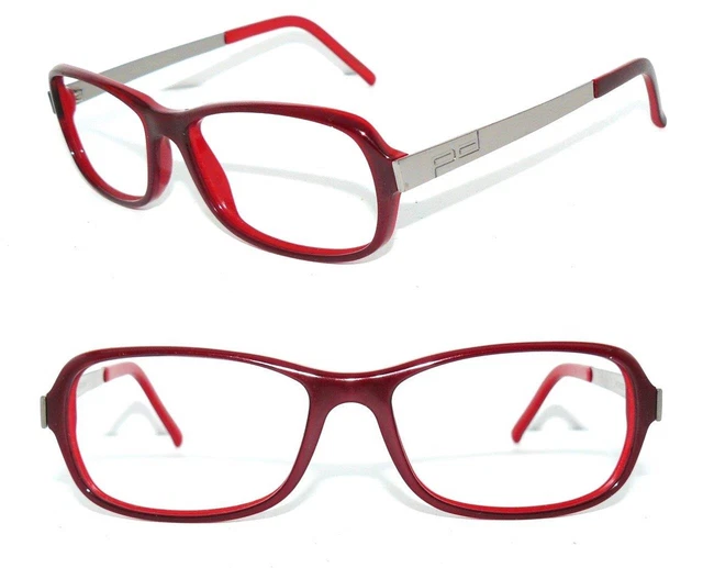 Porsche Design Brille  Rot Braun Silber  P 8145 A Herren 8165 Gestell 8212 Damen