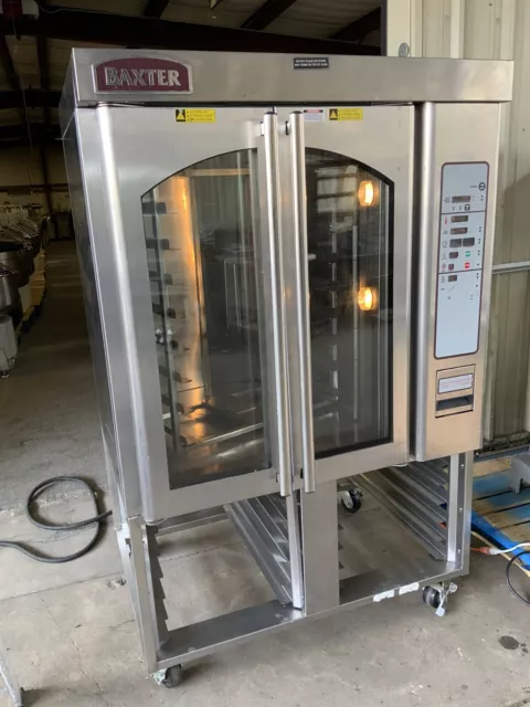 Baxter Hobart Electric mini rack oven steam injected bakery bread OV310E Stand