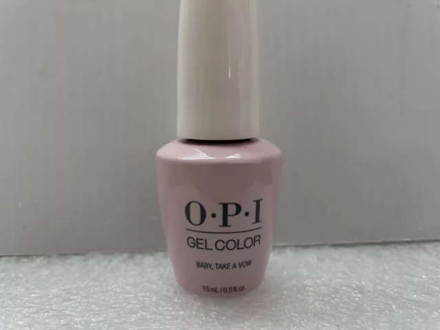 OPI GelColor Soak Off Gel Polish SH1 Baby Take A Vow 15 ml 0.5 oz