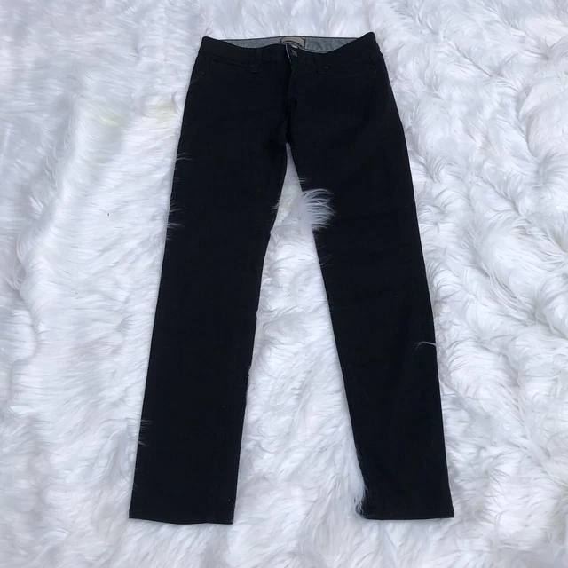 Paige Black Peg Super Skinny Jeans Size 24 Women's EUC