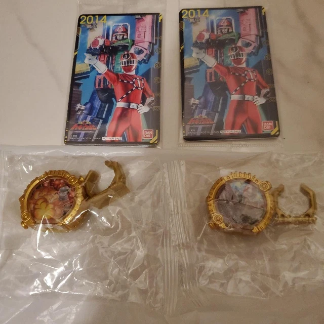 POWER RANGERS GOZYUGER Sentai Ring Anniversary Sheet Set Dynaman Gokaio ...