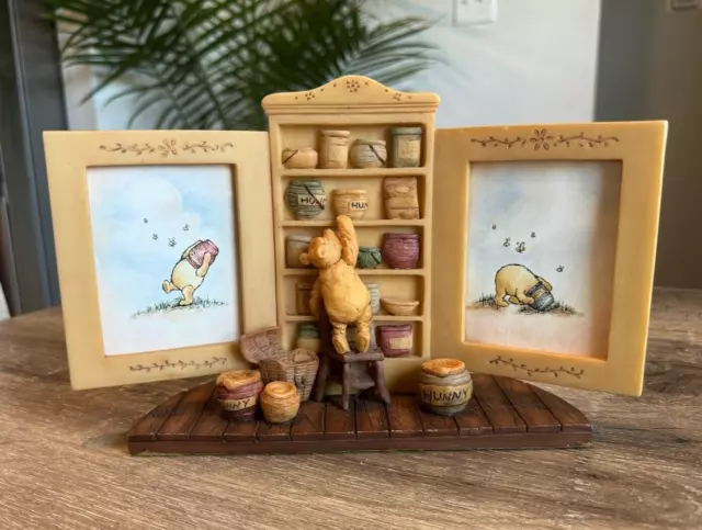 Classic Winnie The Pooh Charpente Disney “Honey Cupboard” Dual Picture Frame