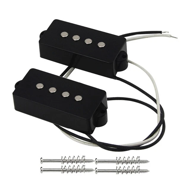 VINTAGE ALNICO 5 Bass Pickups 4String Pickups Set For P Bass Parts