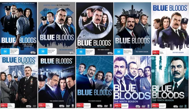 BLUE BLOODS : Complete Series Season 1 2 3 4 5 6 7 8 9 10 11 : NEW DVD