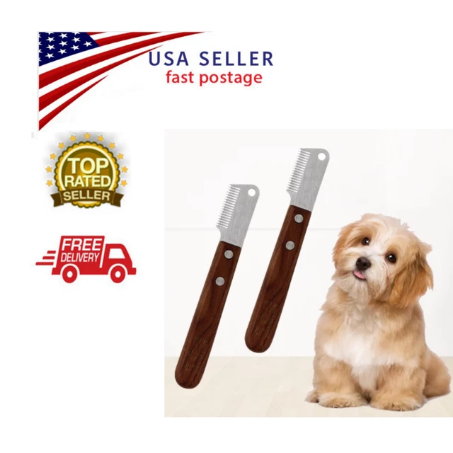 PET HAIR SHEDDING COMB CAT BRUSH GROOMING Tool Dog Hair Removal Knife For Matted