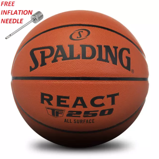 Spalding React TF250 TF-250 All Surface Basketball w/ FREE SHIPPING