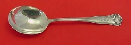 Newport Shell by Frank Smith Sterling Silver Gumbo Soup Spoon 7"