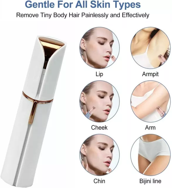 Women Electric Trimmer Razor Hair Remover Facial Eyebrow shaver UK