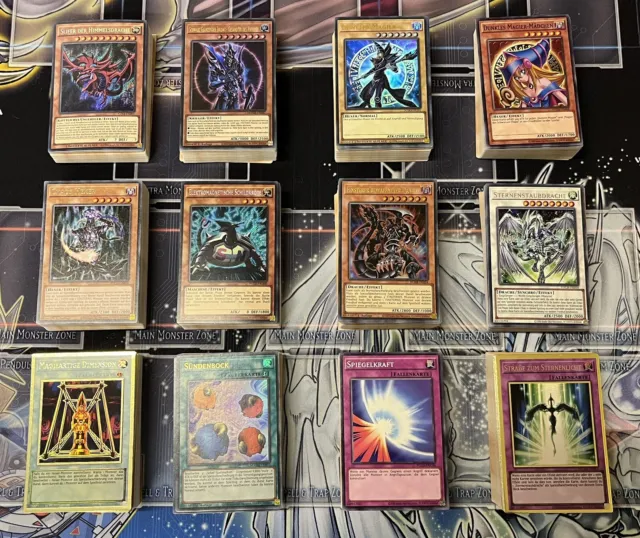 Yu-Gi-Oh! 100 Karten + 20 Holo Rares Set Sammlung Deutsch