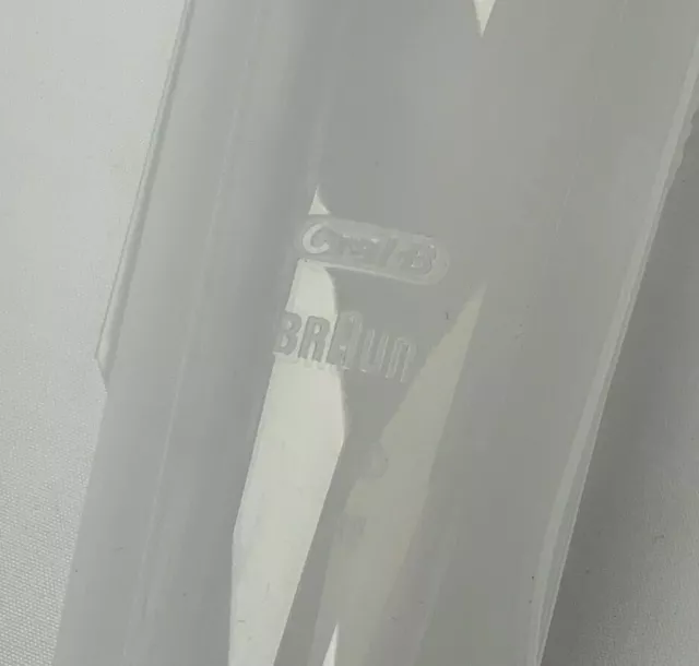 Original Braun Oral B Zahnbürste Reisetasche Typ 3756 3754 Kunststoffaufbewahrung Neu 2