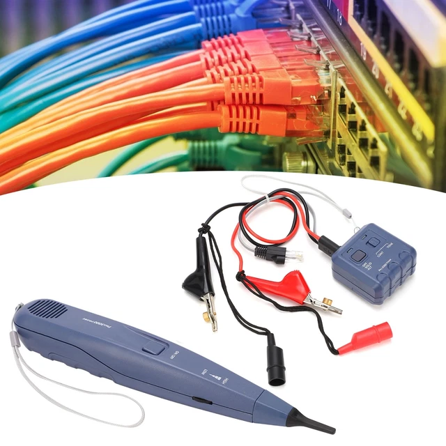Network Cable Tester Handheld Telephone Line Finder Audio Cable Detector Locator