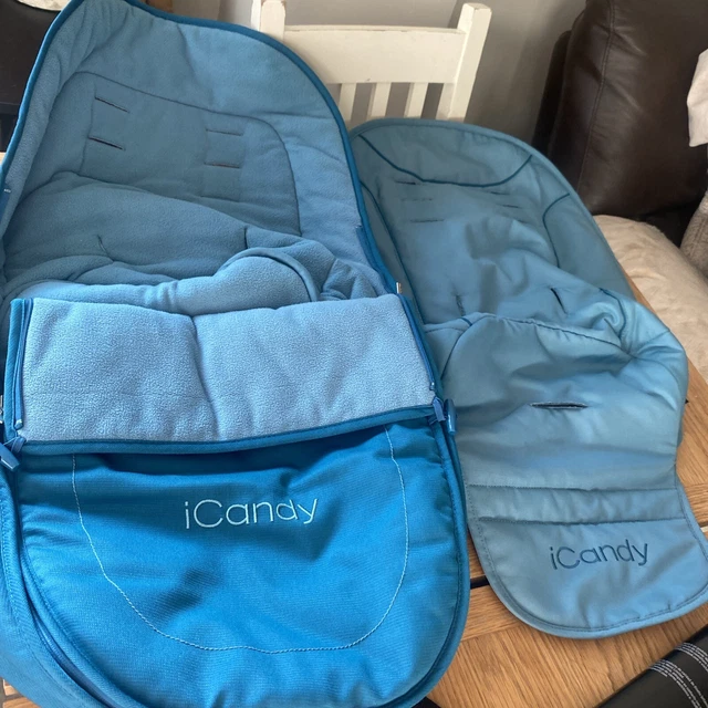 Icandy top peacock footmuff