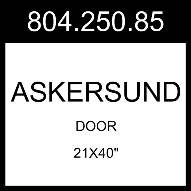 IKEA ASKERSUND Door Dark Brown Ash Effect  21x40" 804.250.85