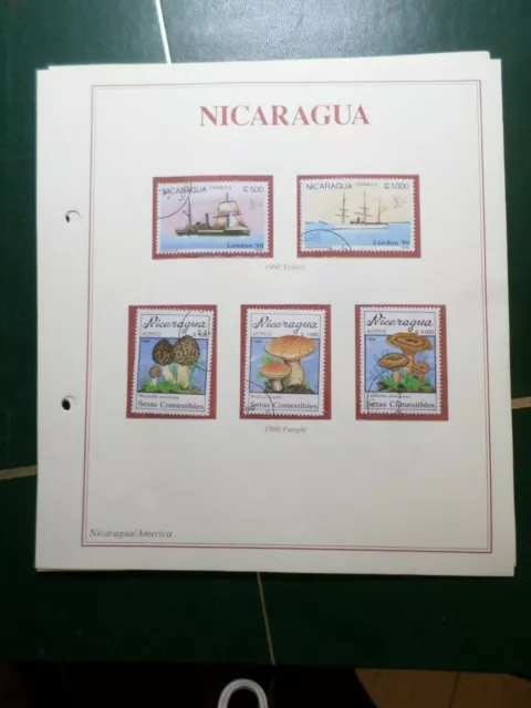 Nicaragua, Los Briefmarken Entwertet Und / Ou Neu, VF Briefmarke