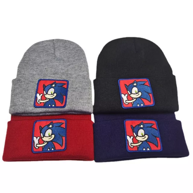 Baby Kids Cartoon Animal Patch Beanie Hat Boys Girls Winter Warm Cap Skullies