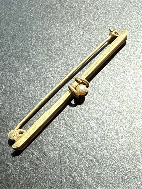 Broche Ancienne En Plaqué Or 18k Style Art Déco/Nouveau - Perroquet émaillé