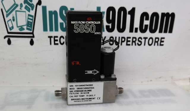 Brooks 5850E Mass Flow Controller 5850EC4BB4FB3A 20SCCM Brooks 5850E Mass Flow Controller 5850EC4BB4FB3A 20SCCM