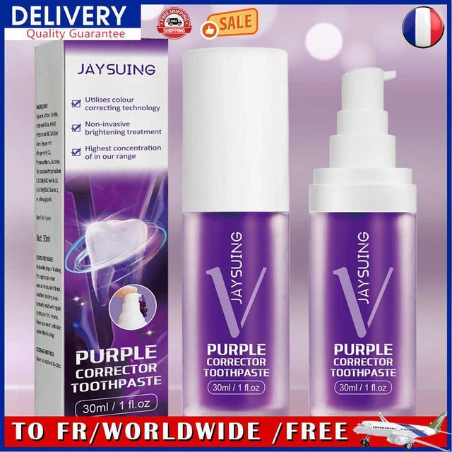Whitening Toothpaste 30ml Color Corrector Toothpaste Non-invasive Stains Removal