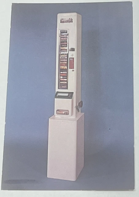 Vintage U-Select-It Post Card Candy Machine Vendor 10 Cents Coin Op Gameroom