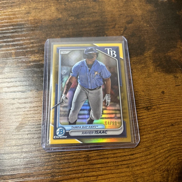 XAVIER ISAAC GOLD/50 2024 Bowman Cromato BCP133 Raggi Tampa Bay