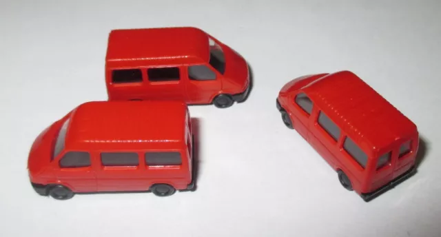 Rietze  Ford Transit  Bus  3 Stück  1;160  Neu