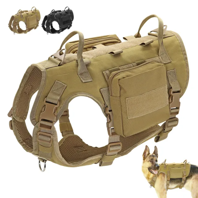 Tattica militare pettorina per cani Sistema MOLLE Per cani di taglia grande