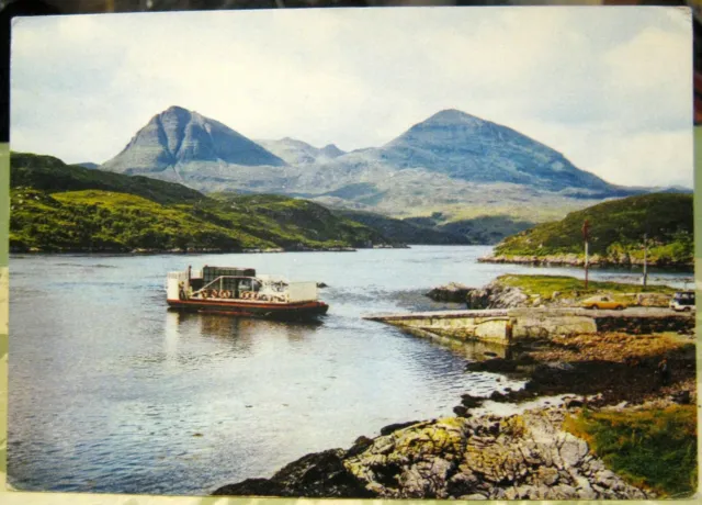 Scotland Kylesku Ferry and Quinag Sutherland - posted