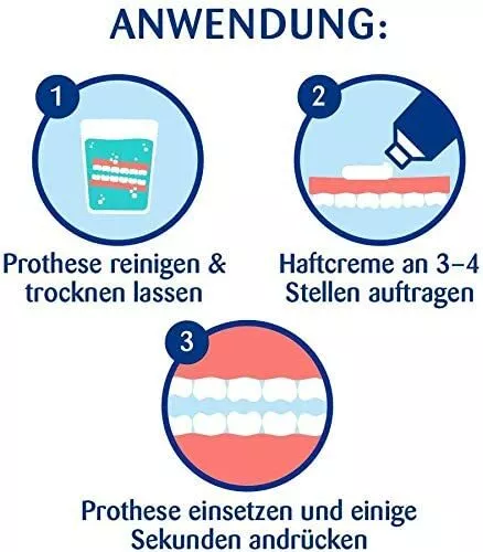 ✅ Kukident Haftcreme Haftschutz Gebisscreme Prothesen Gebiss Zahnersatz 40g ✅ 2