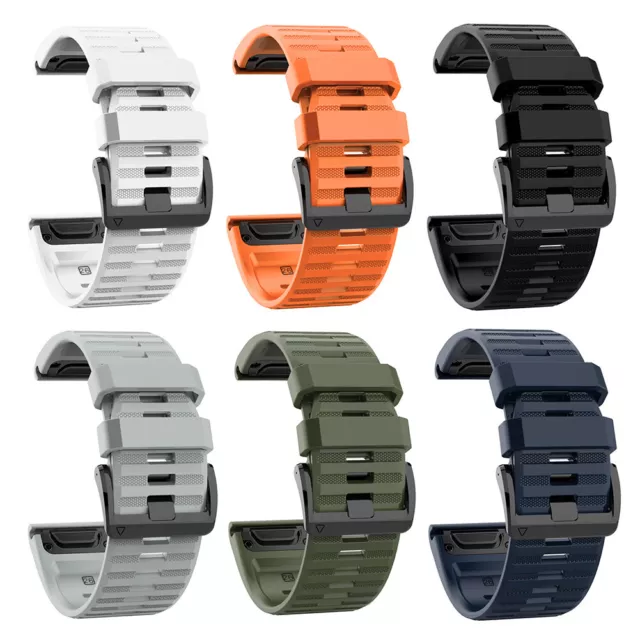 fr Silicone Loop Band Colorful Soft for Garmin Fenix 6 5 Forerunner 935 Quatix 5