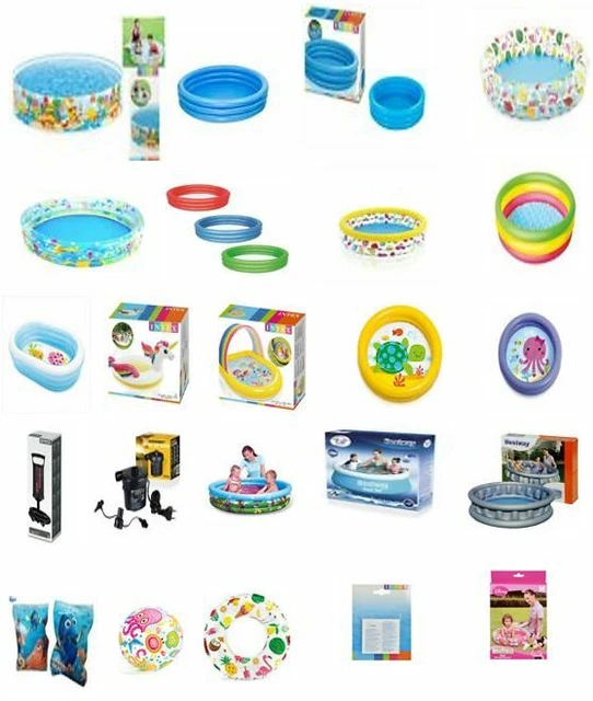 INTEX & BESTWAY Summer Paddling Pools, Repair Patches & Pool Pumps