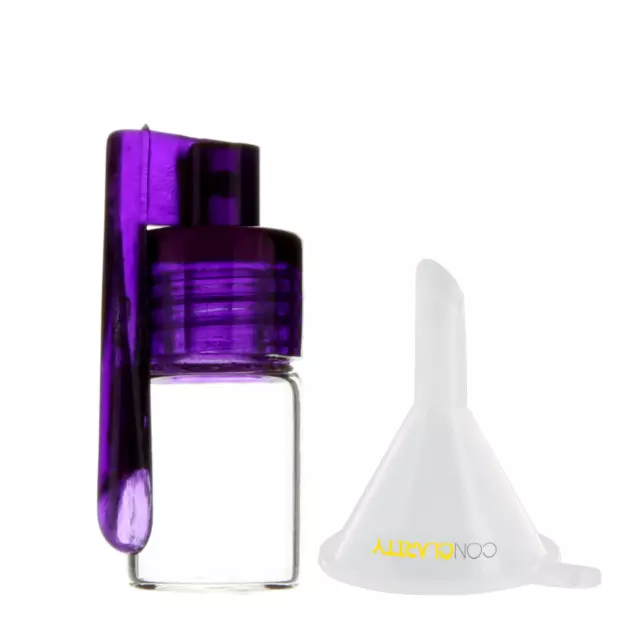 Premium 0.5g Purple Mixing Tool e-Snuff Spice and Sweetener Storage Bullet