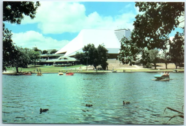 Postcard - Festival Theatre beside the Torrens River, Adelaide, Australia